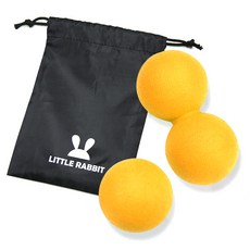 골든래빗 TEP 골든 마사지볼 싱글볼 + 듀얼볼 + 파우치, 마사지볼(옐로우), 1세트