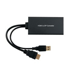 컴스 HDMI 컨버터 1.4/DP 1.2 지원, 1개