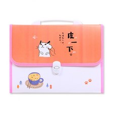 Melting Home軟貓咪文件包, 橘子, 1個