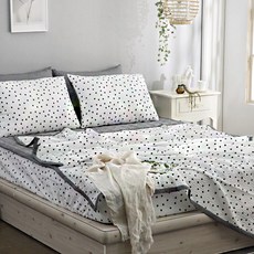 아임리빙 블링 시어서커 여름 홑이불 2p 세트, 슈가도트