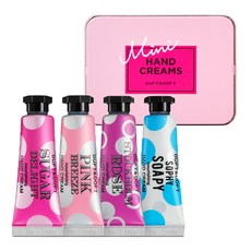 더프트앤도프트 미니 핸드크림 10ml 4종세트 + 틴케이스, 1세트