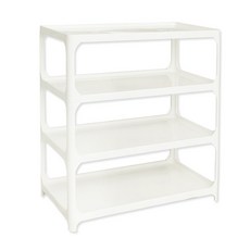 PRIME 寬版鞋架 4層 雙層, 單一顏色, 1個