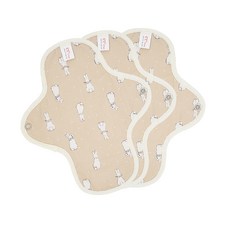 이채 유기농 베이지버니 일체형 면생리대 팬티라이너, 1개입, 3개