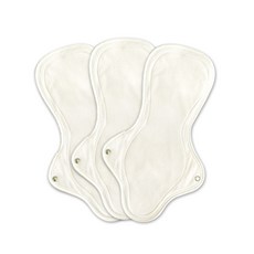 ee'chae 素色布衛生棉 夜用型, 1件, 3個, 夜用