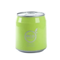 Eco Style 飲料罐迷你垃圾桶 大型, 綠色, 1個
