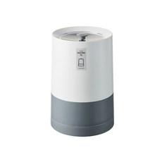 LocknLock 樂扣樂扣 VIVID雙色圓形垃圾桶 BYN220LG 13L, 淺灰, 1個