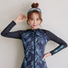 TUBE TREE Bendis 女款防曬繪圖拉鍊防磨衣上衣 C265