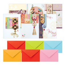 From&To 韓式拼布卡片組 T1043, 多色, 6個