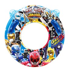 Winnie Connie Go-Busters 附手把游泳圈 70, 混合顏色, 1個