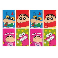 짱구 짱구는못말려 제본노트, 랜덤 발송, 8개입