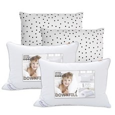 I'm Living Bling Seersucker枕套+Downfill枕芯組, Sugar Dot, 2組