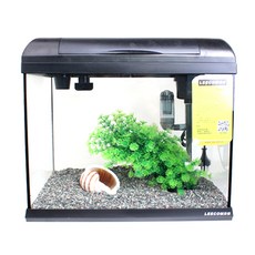 LEECOM 海螺海螺魚缸套組 XP-460, 黑色