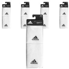 adidas 愛迪達 雙層腕帶 CF6277 L號 5入, 白色的