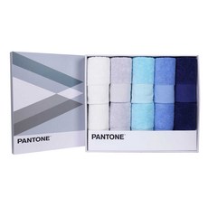 PANTONE 洗臉毛巾 180g 40支精梳棉 10件組 + 購物袋隨機出貨, 1套, 藍色