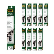 Fellowes 斐樂 A4塑膠圈裝訂環 25入, 8mm, 白色的