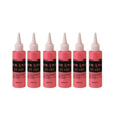 munhwA 水性白板筆補充液 100ml, 紅色, 6個