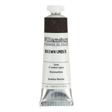 Williamsburg 油畫顏料 S1 6001631 BrownUmber, 37ml, 1色