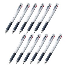 ZEBRA 斑馬牌 油性筆 Clip-on Slim 4色 B4A5 0.7mm, 白色, 12入