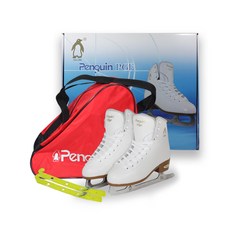 企鵝花樣滑冰鞋 PGF, 白色的, 235