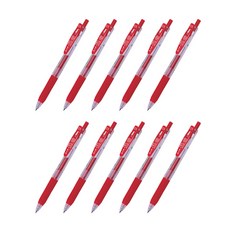 Zebra 中性筆 Sarasa Clip JJ15 0.5mm, 紅色, 10入