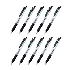 ZEBRA 斑馬牌 SARASA 按壓式中性筆 JJS15 0.4mm, 黑色, 10個