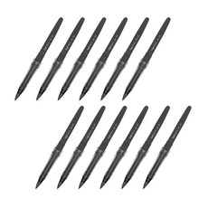 Pentel 飛龍文具 水性筆替芯 TRADIO MLJ20 0.7mm, 黑色, 12個, 12個