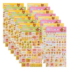 리락쿠마 투명스티커, 랜덤 발송, 16세트