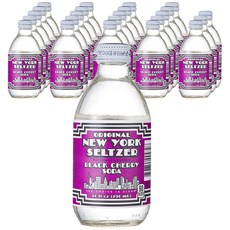 오리지널뉴욕셀처 오리지널 클래식소다 블랙체리, 296ml, 24개