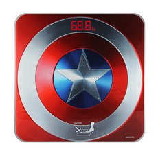 MARVEL漫威 美國隊長數字秤, 單品, 紅+藍