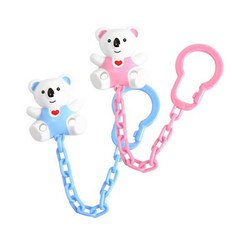 맘플러스 코알라 노리개 홀더, 핑크 + 블루, 2개