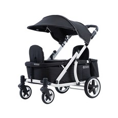시크포베이비 폼포라 웨건 화이트프레임, 시티블랙