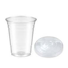 High Ssori Techno 500ml PLA冰杯+98mm平蓋, 1組, 50組, 500毫升