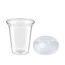 海思羅技 PLA 冰杯 92mm 410ml + 平蓋, 410毫升, 1組, 50組