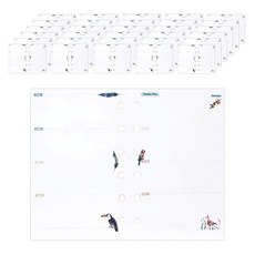 kkukku kkakka 大夢想 6 孔日記圖片鑲嵌每週計劃 10p, 20張