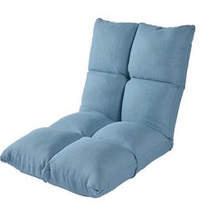 햇살 2폴딩 접이식 쇼파 베드 111 x 53 x 16 cm, 스카이블루