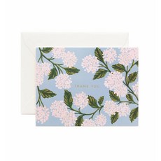 RIFLE PAPER HYDRANGEA THANK YOU 卡片盒 8件套, 混色, 1套