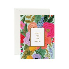 RIFLE PAPER GARDEN PARTY THANK YOU 卡片盒 8件套, 混色, 1套