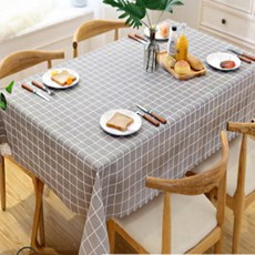 防水格紋桌巾, 9型, 90 x 90 厘米