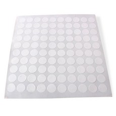 WOW PARTY KOREA 海綿氣球貼紙 100入, 白色, 10個