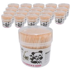 Gesaeng產業竹製牙籤, 600件, 20個