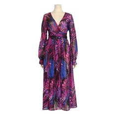 벤디스 여성용 홀리맥시 비치 랩 원피스 H267, 바이올렛