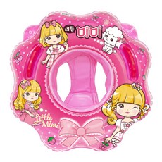 Winnie Connie Little Mimi 花朵坐墊學步游泳圈, 混合顏色, 1個
