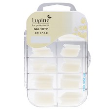 Lupine Nail C型弧度尖頭人造指甲, 自然色, 100入
