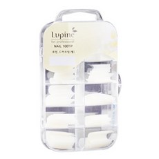 Lupine Nail C Curve Well貼片假指甲, 自然色, 100入