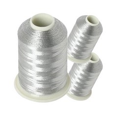 Fashion Point 細線 120D/2 3入, 銀線, 1500m, 3個