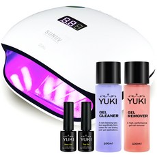 YUKI Gel Nail Style 48W 凝膠燈套裝, 5種, 1套