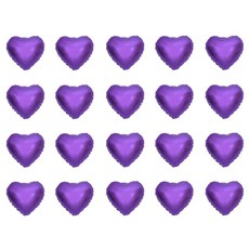 TOCTOC 霧面金屬愛心氣球 ver1, NO1, 20入