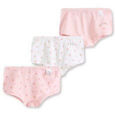 Juni Day女童款四角內褲 甜蜜莓果 3件組