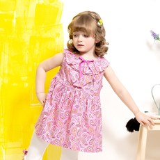 WALTON kids 女孩的佩斯利·普里爾·長襯衫