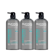 사이오스 맨 실리콘프리 비듬케어 샴푸, 750ml, 3개